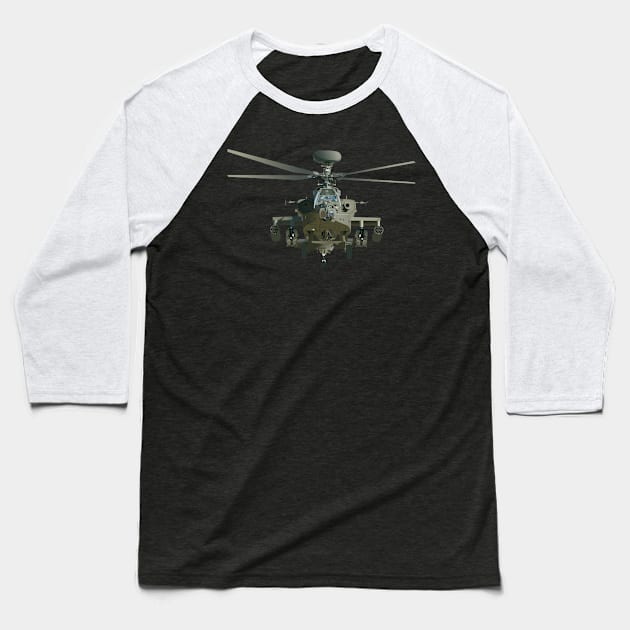 AH-64D Apache Longbow wo Txt Baseball T-Shirt by twix123844